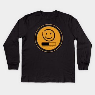 Choose happiness, be happy! Kids Long Sleeve T-Shirt